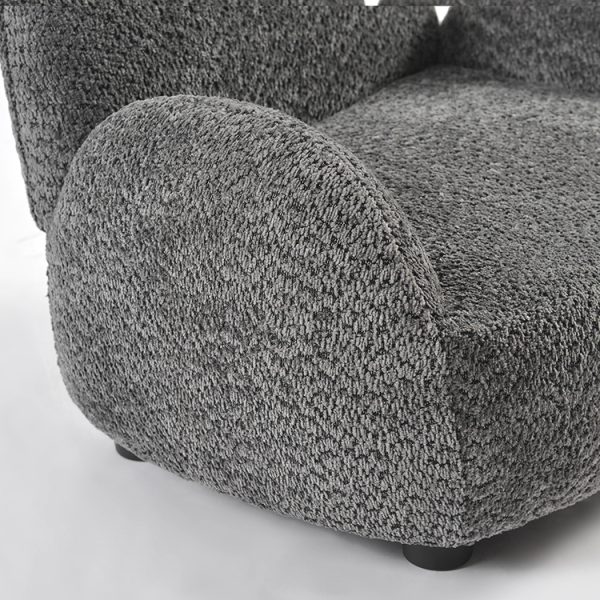 Bouclé Kids Sofa with Cute Animal Ears