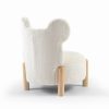 TY28 (8) Mouse Ear Bouclé Kids Chair with Wooden Legs