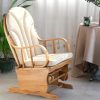 YY04-1 Premium Wooden Rocking Chair with Ottoman | Nursery Furniture Manufacturer