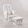 White Nursery Glider Chair white nursery glider chair with matching footrest