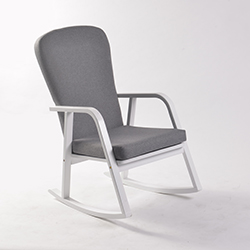 报价图片3 Modern Rocking Chair with Ottoman | Upholstered Lounge Chair for Living Room