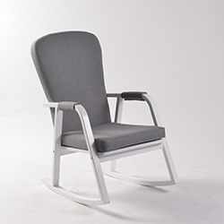 报价图片4 Modern Rocking Chair with Ottoman | Upholstered Lounge Chair for Living Room