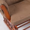 Classic Button Tufted Nursery Glider Chair with Ottoman