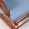 Classic Button Tufted Nursery Glider Chair with Ottoman